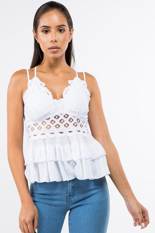 Saddle Bloom Top