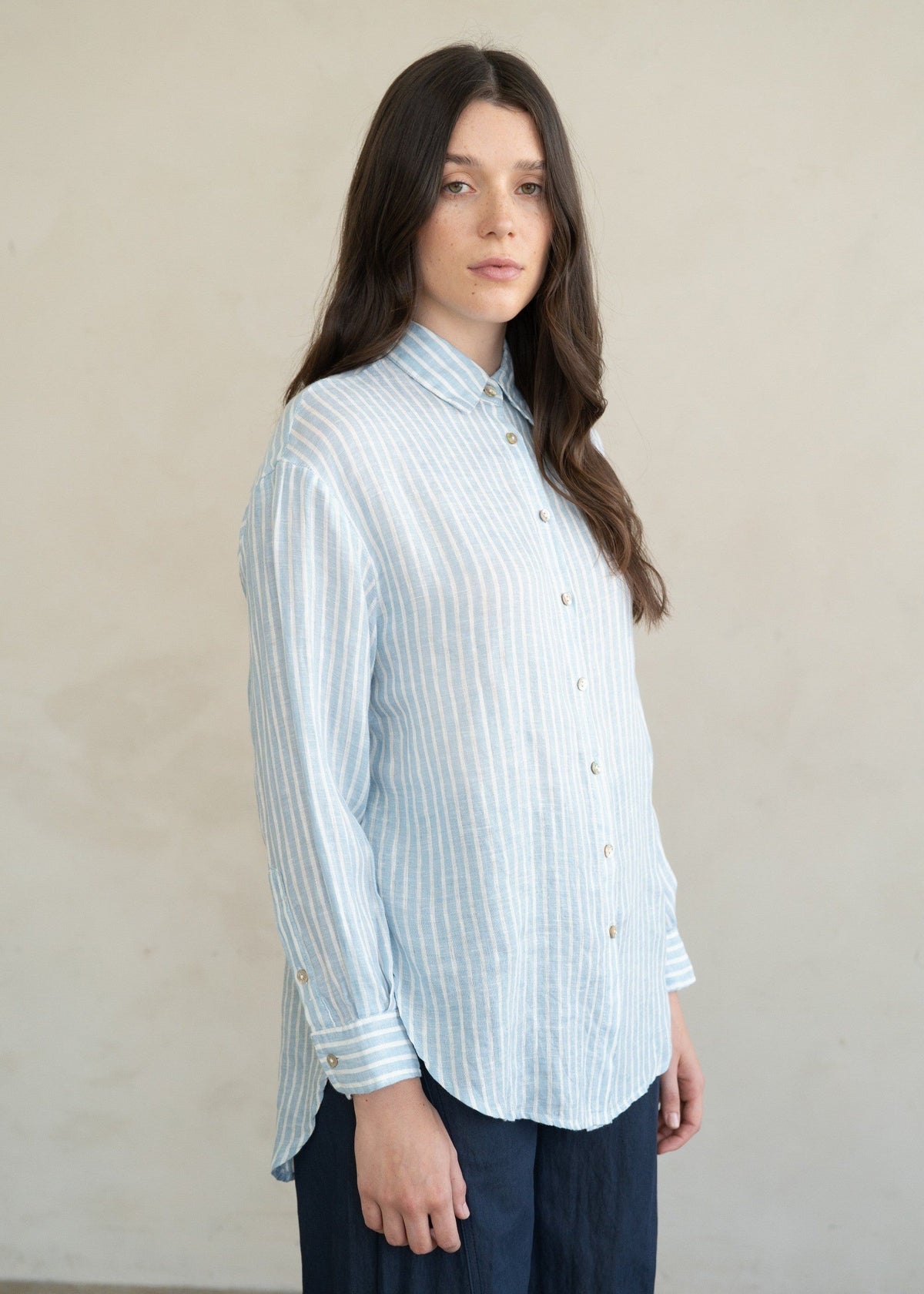 LOLA STRIPED LONGSLEEVE TOP