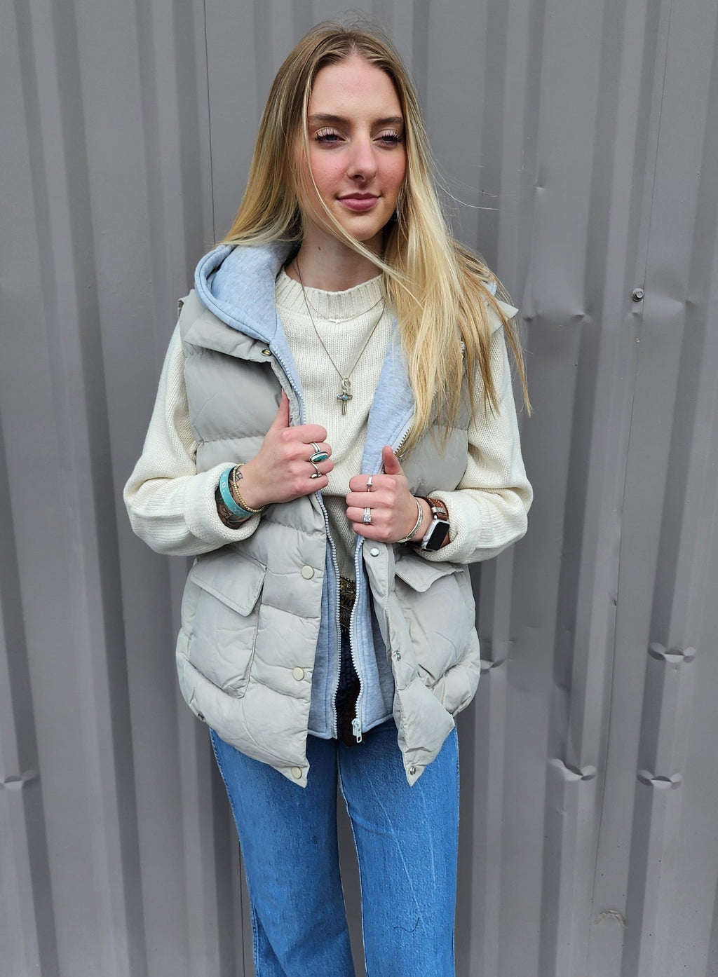 TAYLOR SNAP BUTTON HOODIE JACKET