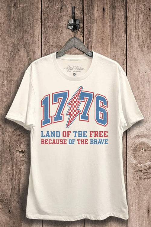 1776 Land Of The Free Top S-XL