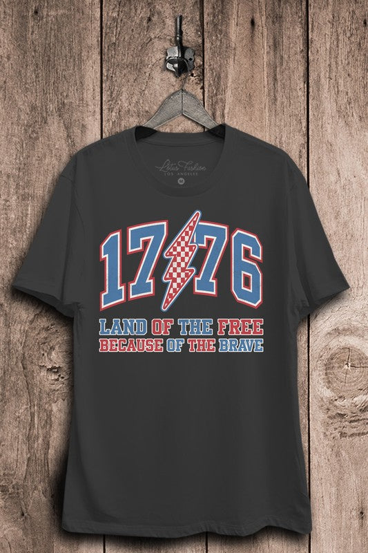 1776 Land Of The Free Top S-XL