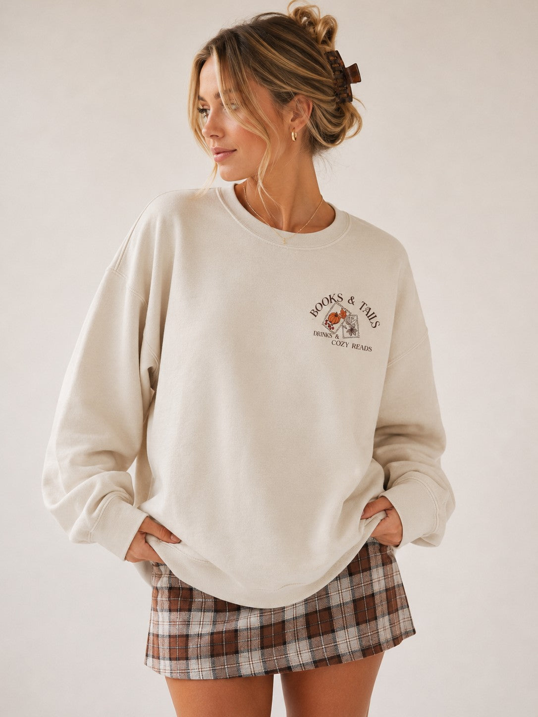 Books Sweatshirt S-XL