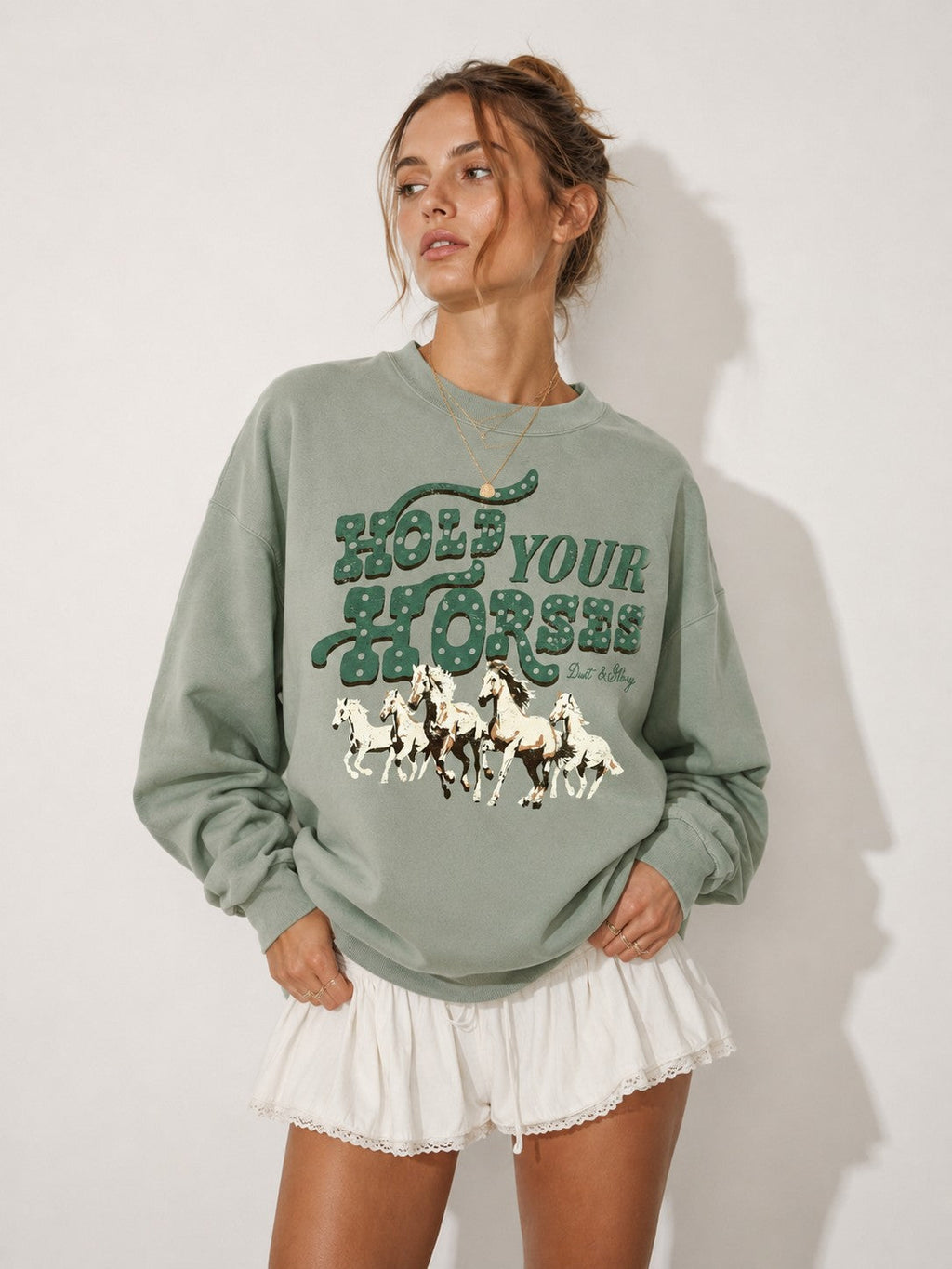 Horses Sweatshirt S-XL