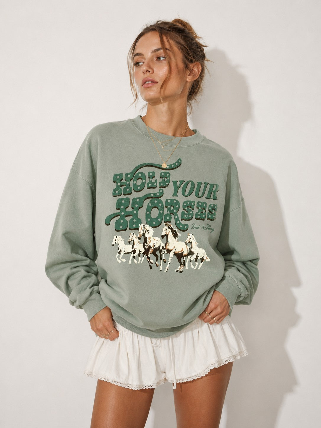 Horses Sweatshirt S-XL