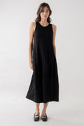 MILEY BLACK MIDI DRESS