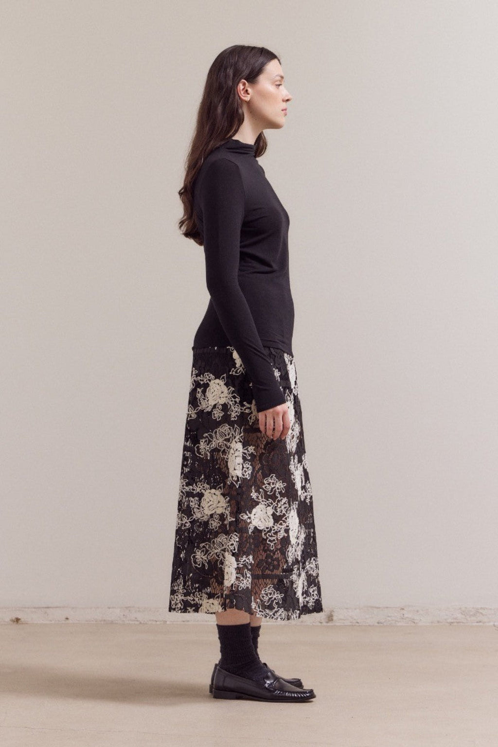 DANIELA MOCK NECK TOP