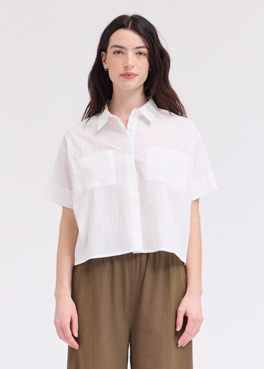 LISA BUTTON UP TOP