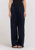 TARA LINEN PULL-ON PANTS