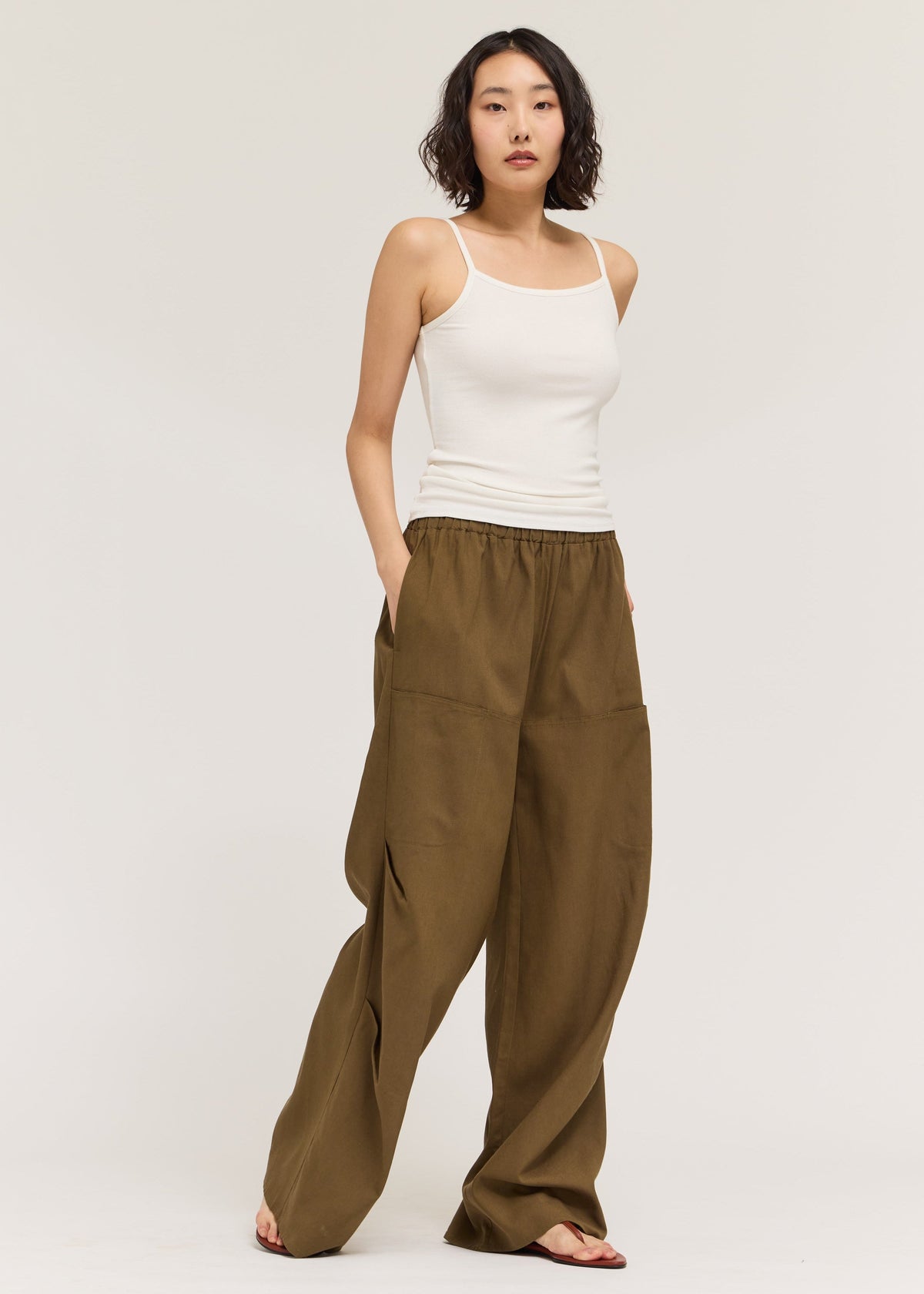 ALYSSA WIDE-LEG LINEN PANTS