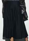 MARA BLACK MIDI SKIRT