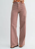 MARIZZA STRIPED WIDE-LEG JEANS