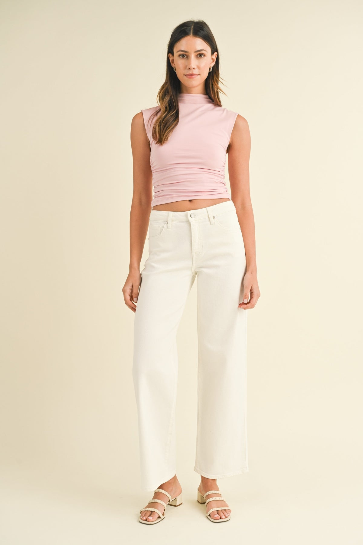 HELEN SLIM WIDE LEG JEANS