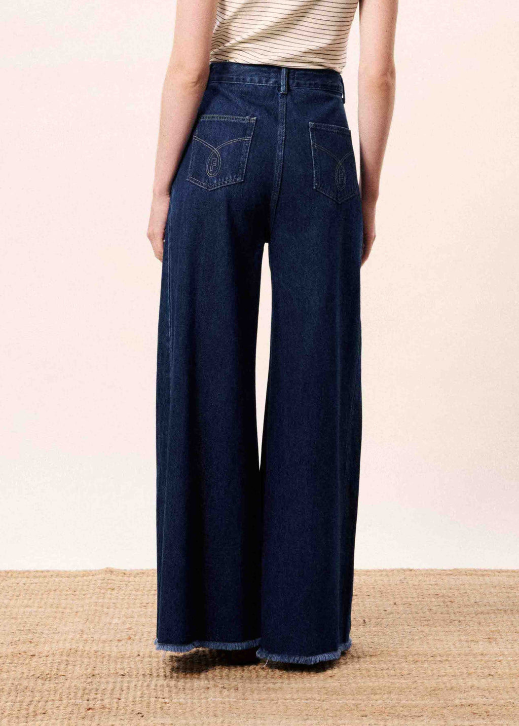 FAWN WIDE-LEG DENIM JEANS