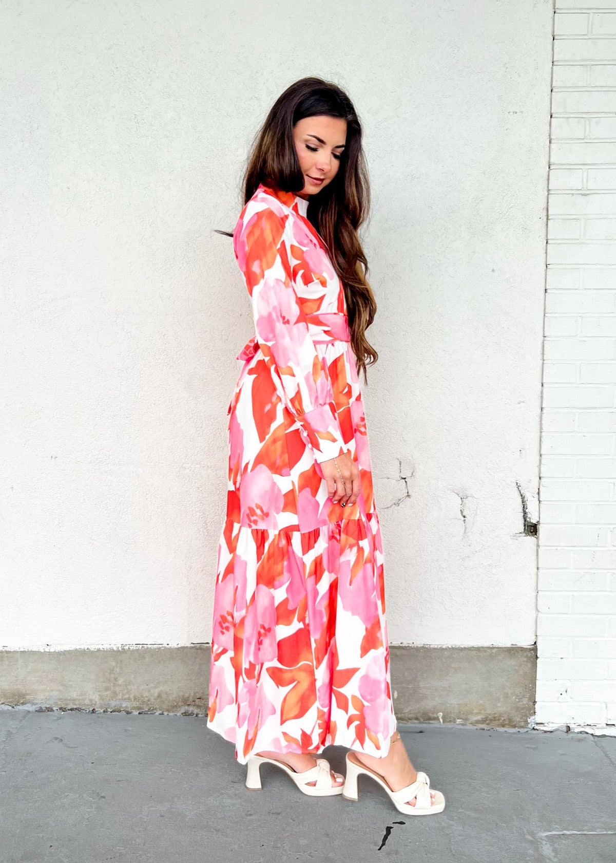NINA FLORAL RADIANCE MAXI DRESS