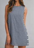 AVERY GINGHAM MINI DRESS