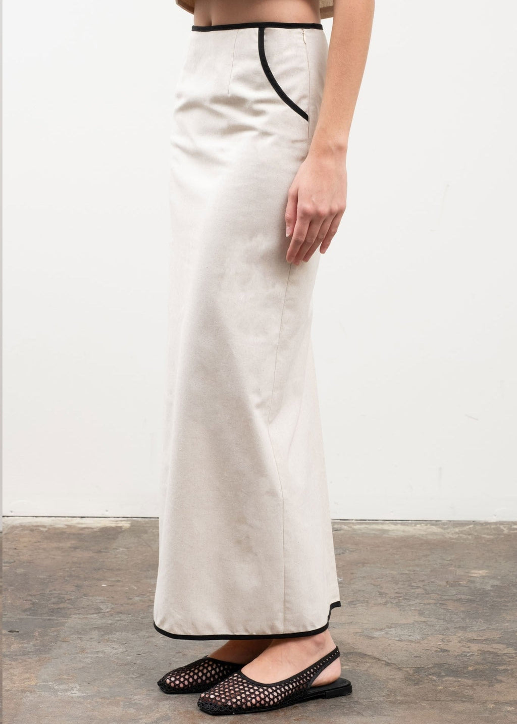 OLIVIA MAXI PENCIL SKIRT