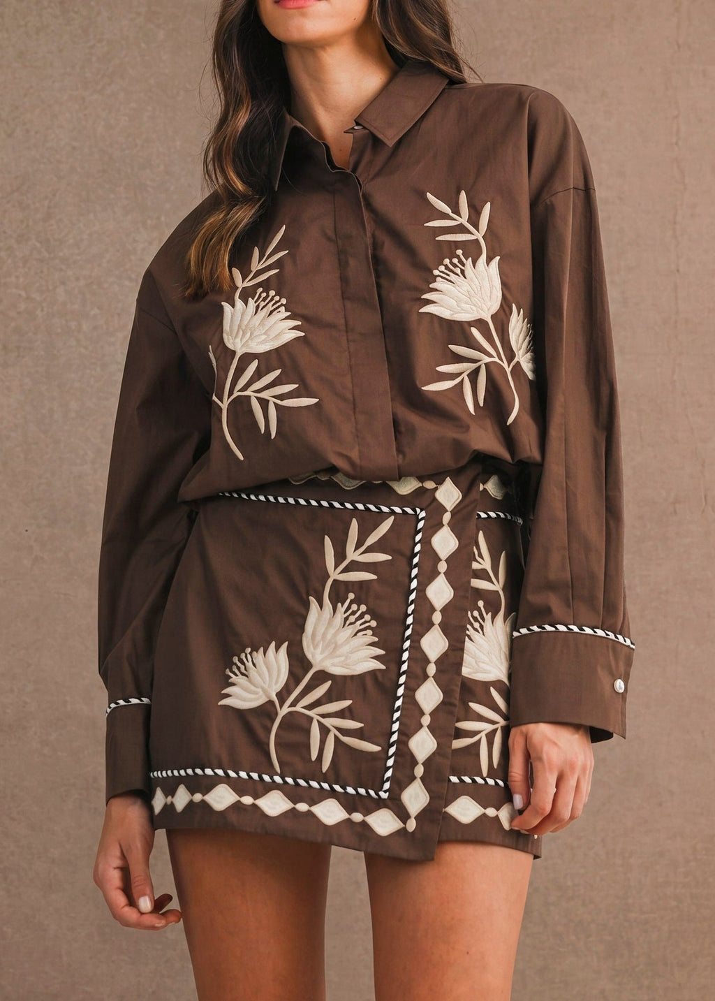 GRACIE BUTTON DOWN TOP