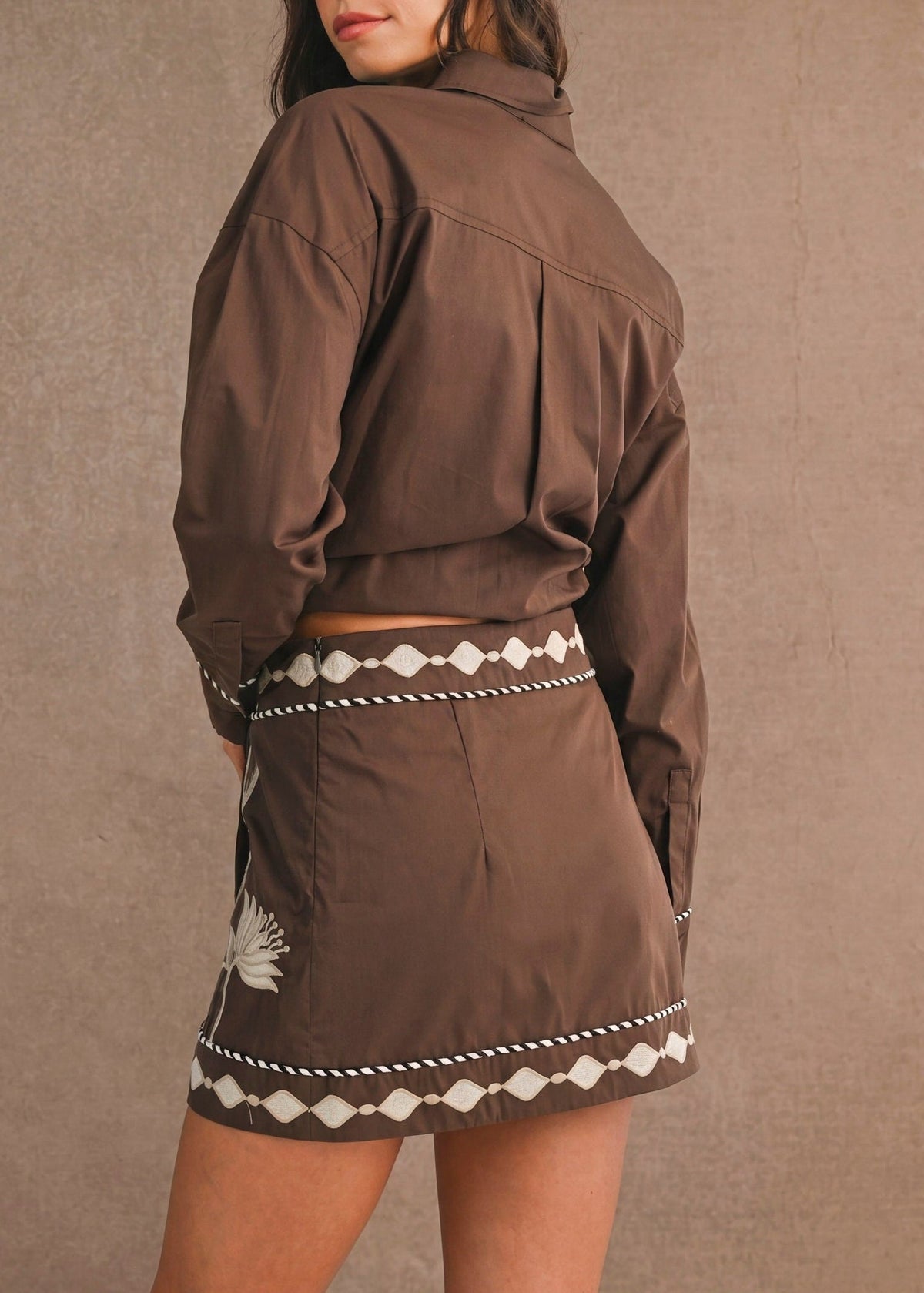 GRACIE WRAP MINI SKIRT
