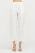 MANDY BIARRITZ EMBROIDERED PANTS