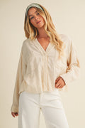PAEKA BUTTON DOWN TOP