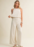 ALEXIA SLEEVELESS LINEN JUMPSUIT