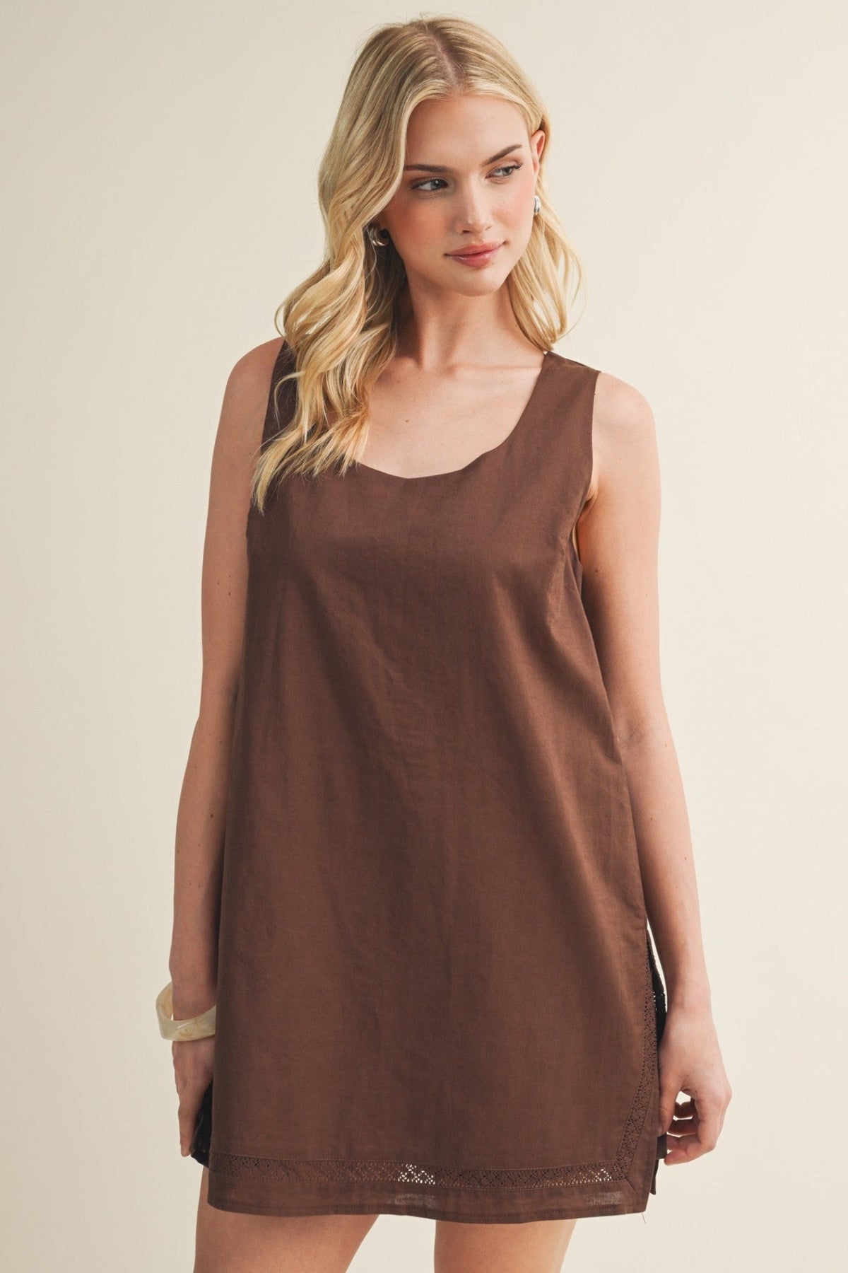 ASHLEY TRIMMED DRESS ROMPER