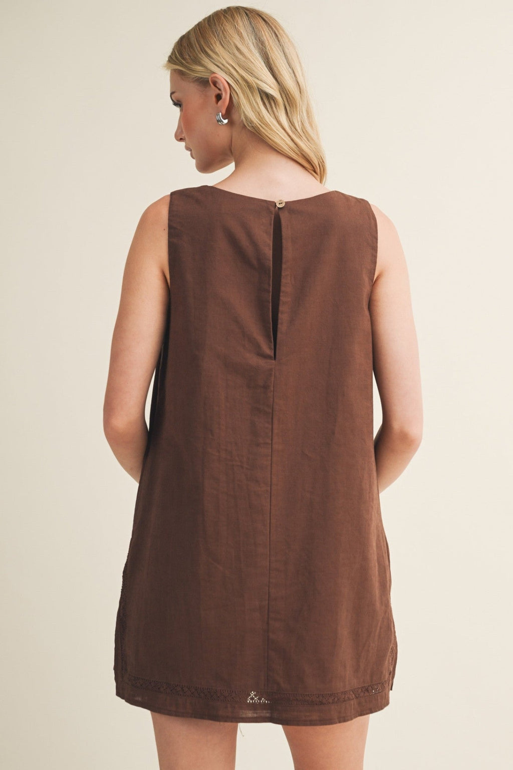 ASHLEY TRIMMED DRESS ROMPER