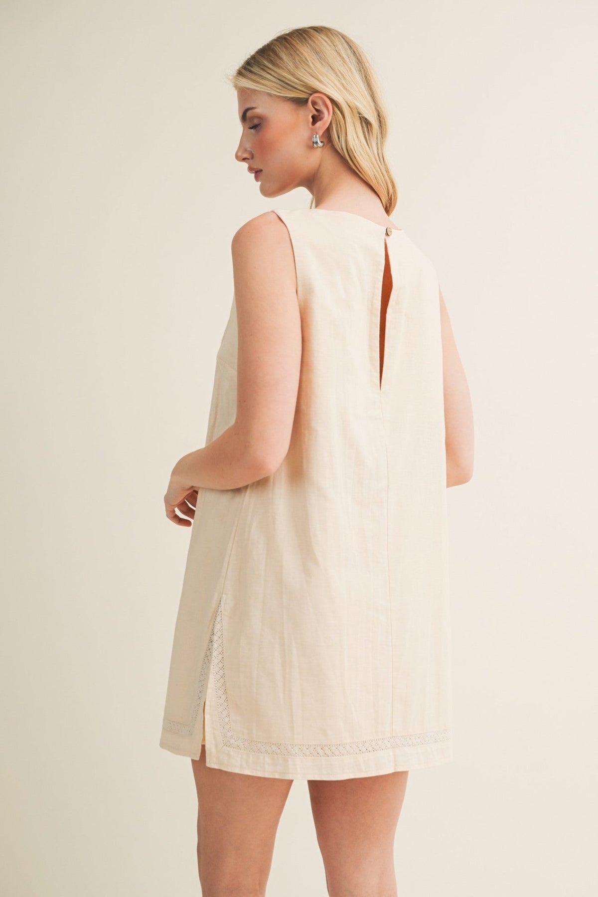 ASHLEY TRIMMED DRESS ROMPER