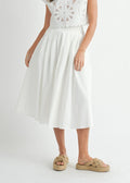WILLOW PLEATED MIDI SKIRT
