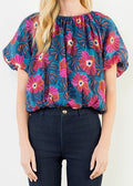 SABRINA BUBBLE HEM TOP