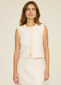 RAEANN CREAM VEST TOP