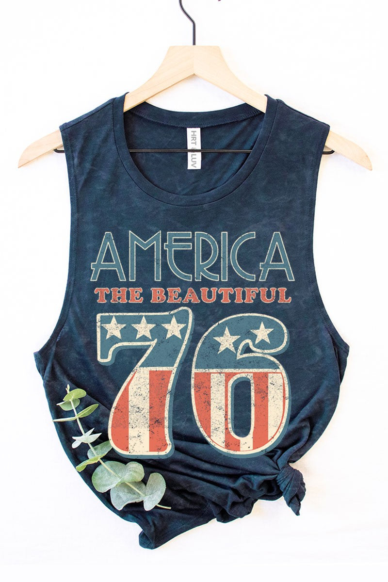 America 76 Top S-XL