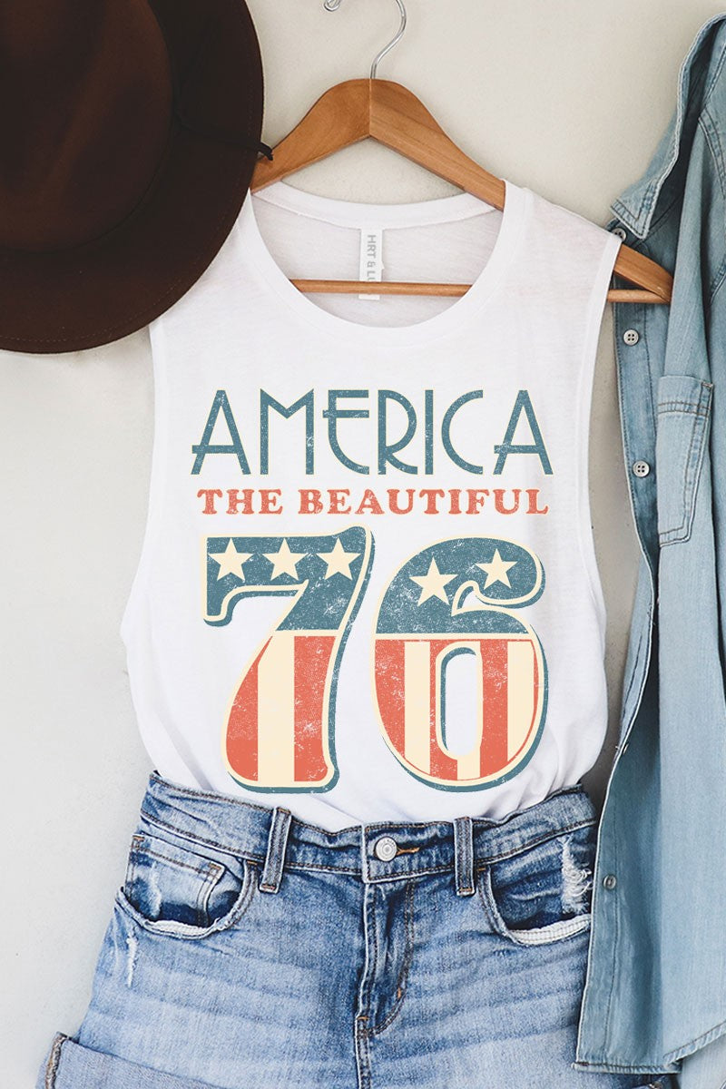 America 76 Top S-XL