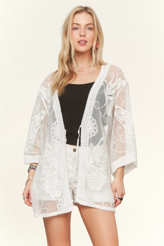 Ivory Outlaw Kimono